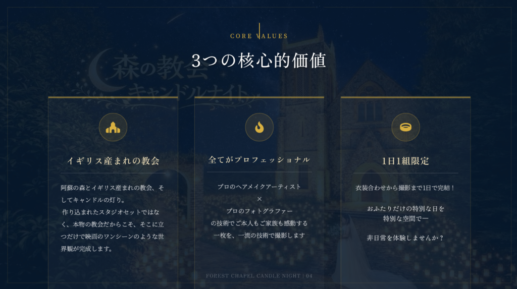 教会 キャンドル